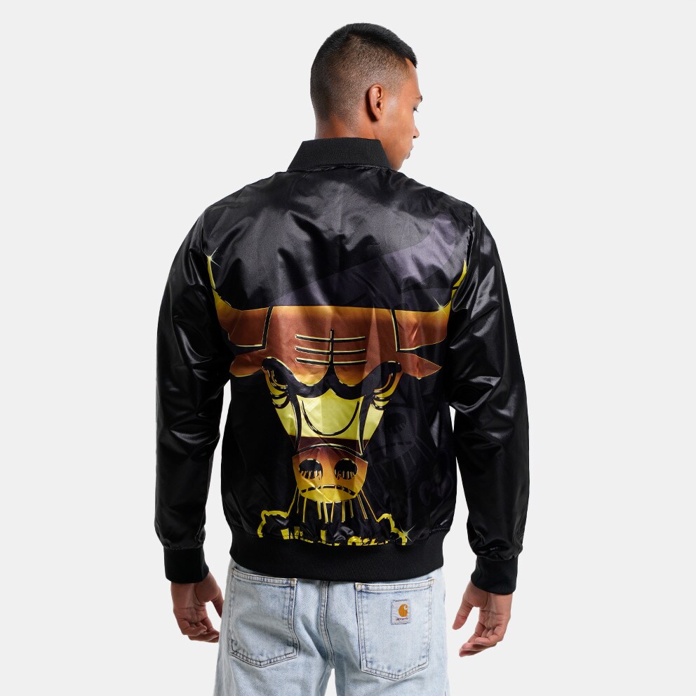 Mitchell & Ness Big Face 4.0 Satin Chicago Bulls Ανδρική Ζακέτα
