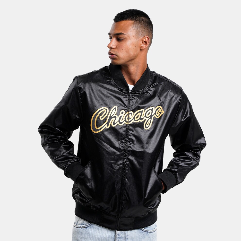 Mitchell & Ness Big Face 4.0 Satin Chicago Bulls Ανδρική Ζακέτα