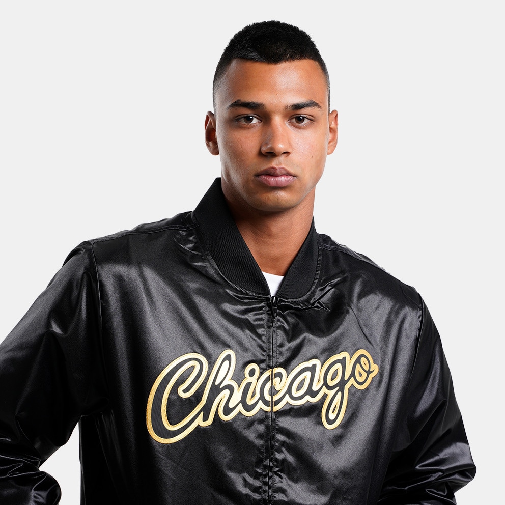 Mitchell & Ness Big Face 4.0 Satin Chicago Bulls Ανδρική Ζακέτα