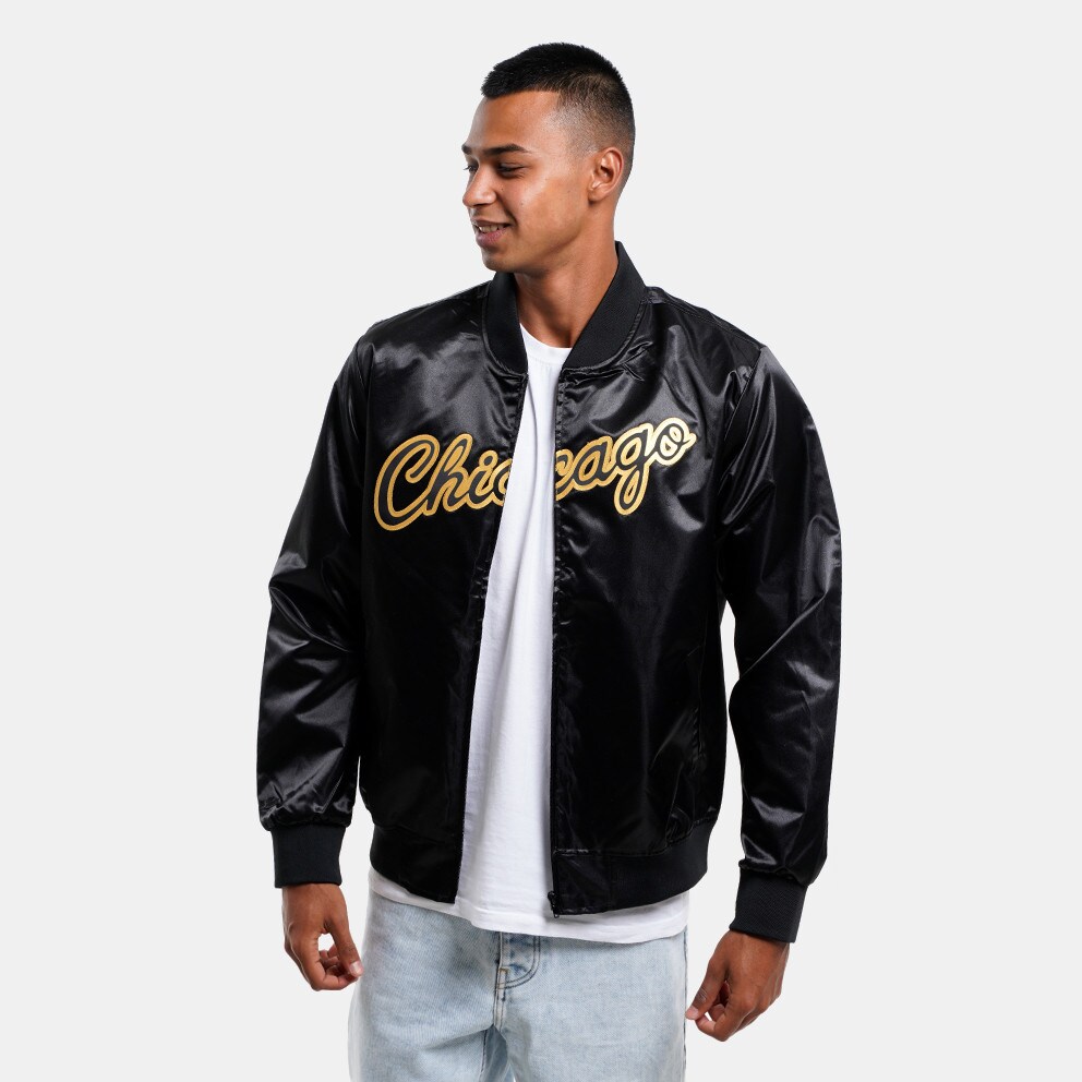 Mitchell & Ness Big Face 4.0 Satin Chicago Bulls Ανδρική Ζακέτα