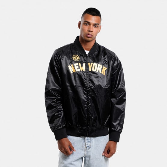 Mitchell & Ness Big Face 4.0 Satin New York Knicks Men's Jacket