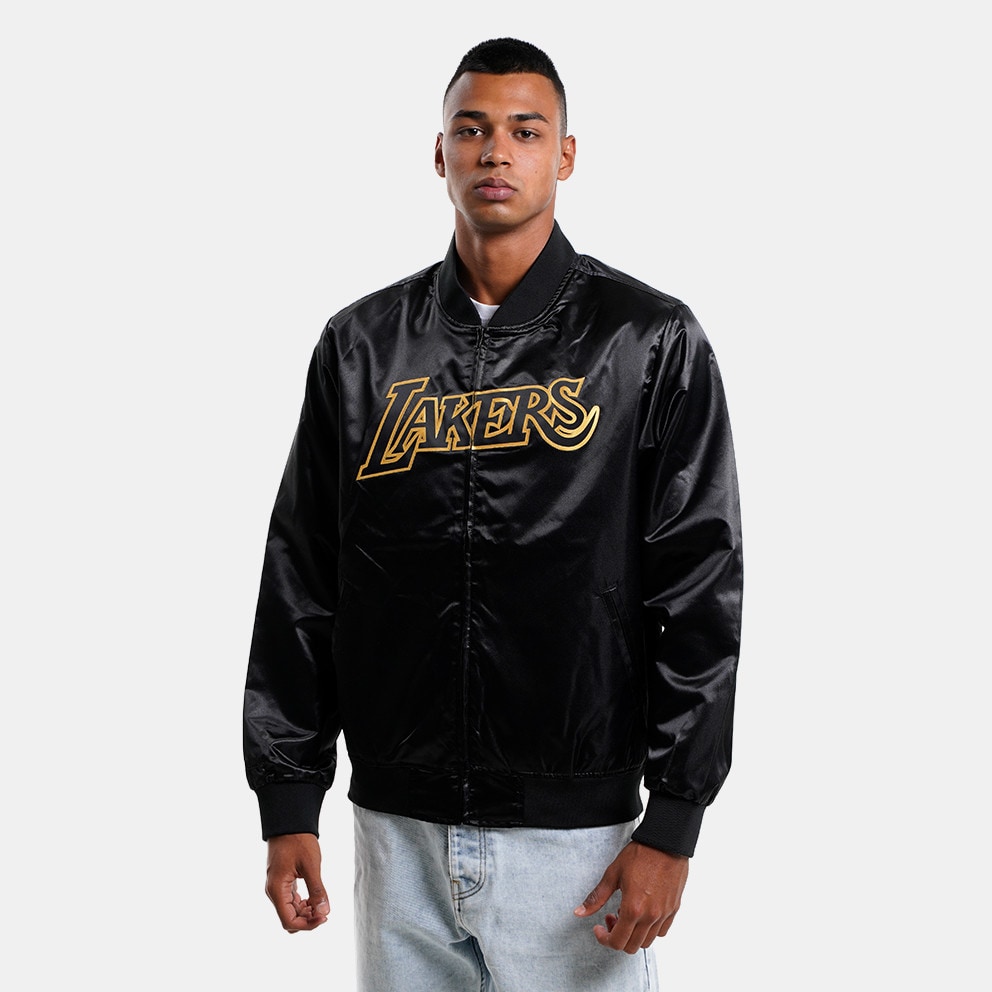 Mitchell & Ness Big Face 4.0 Satin Los Angeles Lakers Ανδρική Ζακέτα