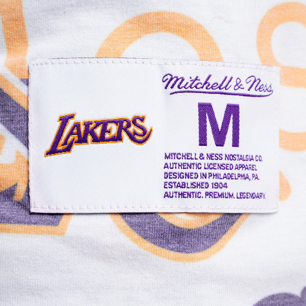 Mitchell & Ness Jumbotron 2.0 Sublimated Los Angeles Lakers Men's T-Shirt