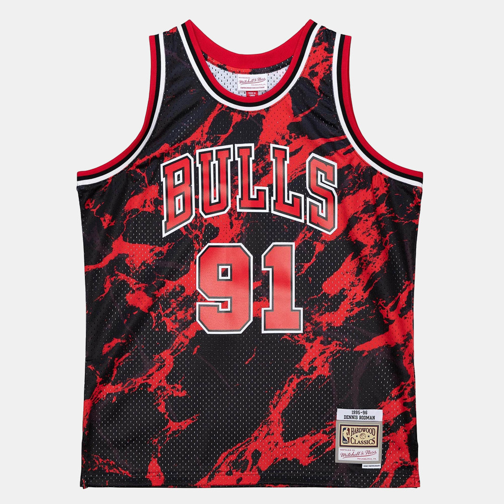 Mitchell & Ness Team Marble Dennis Rodman Chicago Bulls  Swingman Men's Jersey