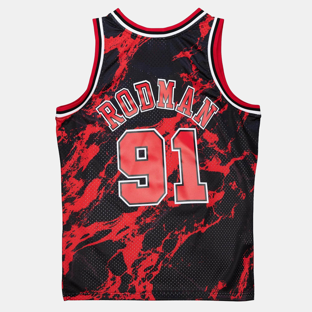 Mitchell & Ness Team Marble Dennis Rodman Chicago Bulls  Swingman Men's Jersey