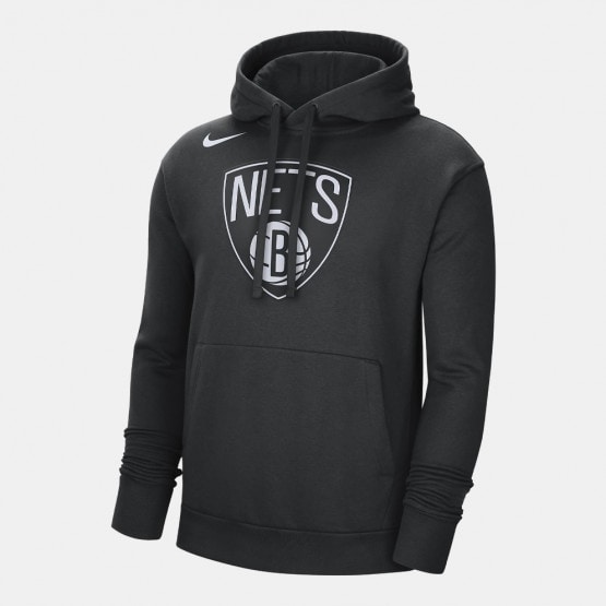 Nike NBA Brooklyn Nets Fleece Ανδρική Μπλούζα με Κουκούλα