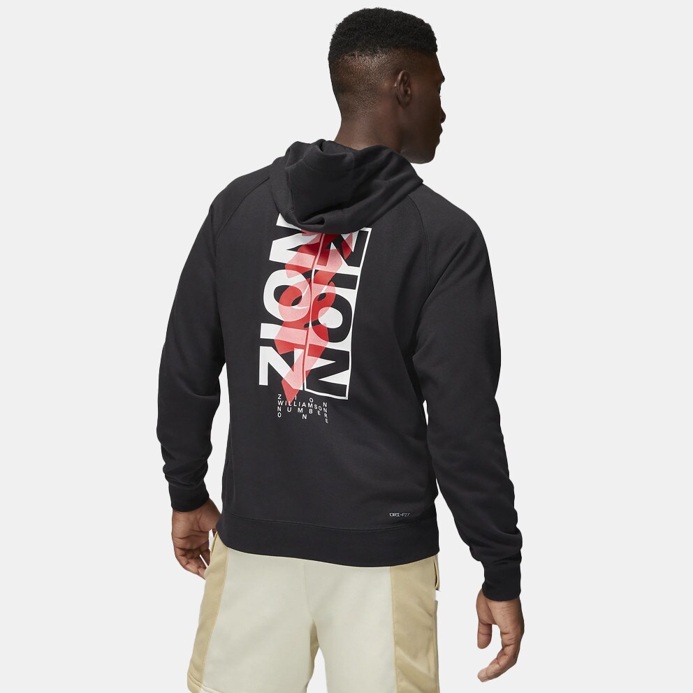 Jordan x Zion Fleece Ανδρική Μπλούζα με Κουκούλα