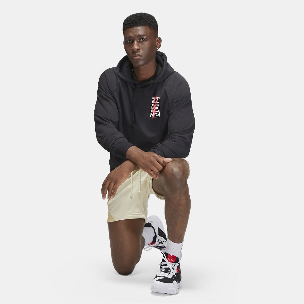 Jordan x Zion Fleece Ανδρική Μπλούζα με Κουκούλα