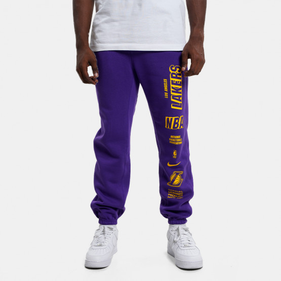 Nike NBA Los Angeles Lakers Courtside Fleece Men's Track Pants