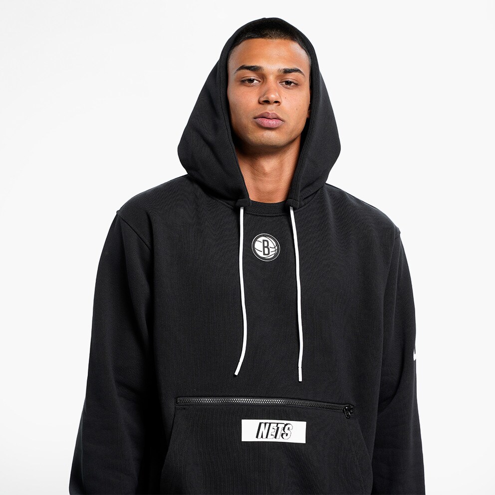 Nike NBA Brooklyn Nets Courtside Fleece Ανδρική Μπλούζα με Κουκούλα