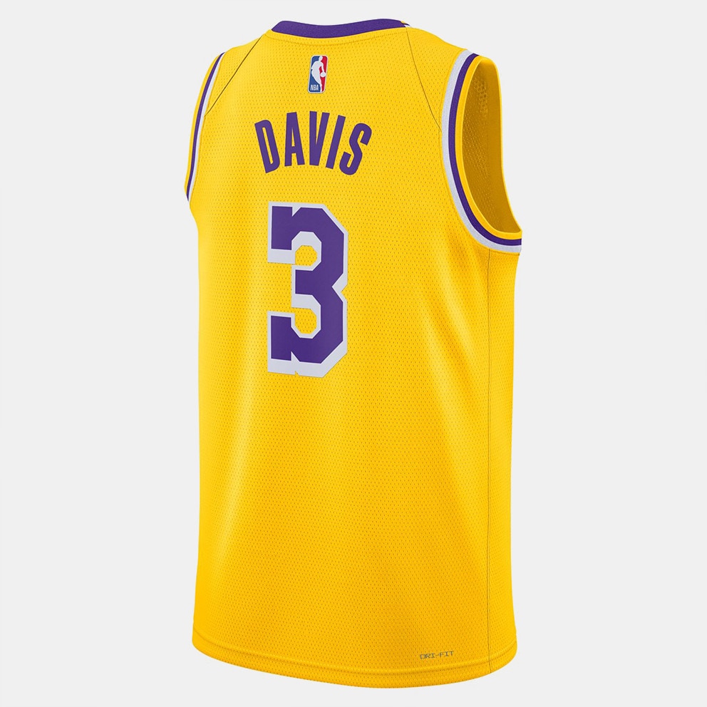 Nike Dri-FIT NBA Swingman Los Angeles Lakers Anthony Davis Icon Edition 2022/23 Men's Basketball Jersey