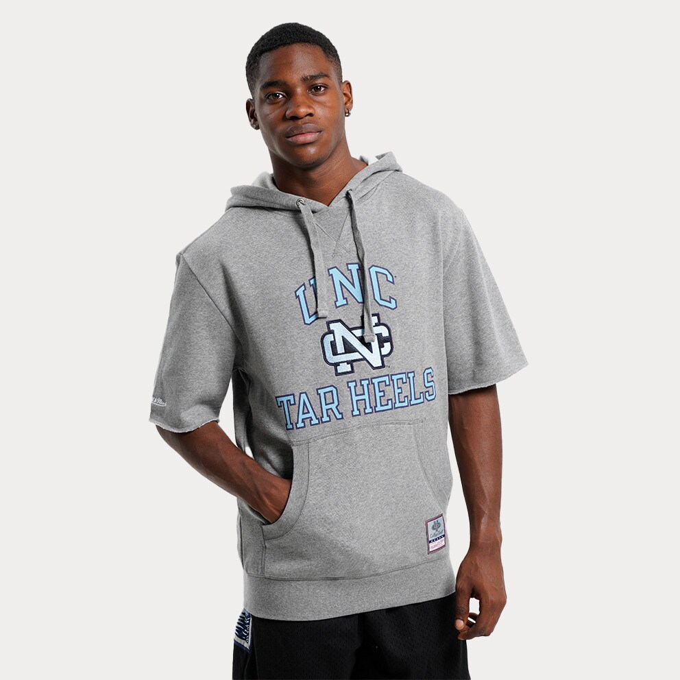 Mitchell & Ness ΝΒΑ North Carolina Tar Heels Ανδρικό T-Shirt με Κουκούλα