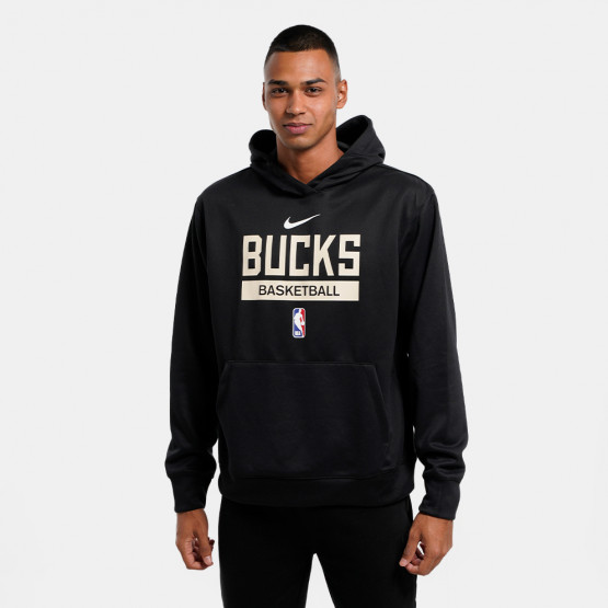 Nike Milwaukee Bucks Spotlight Ανδρική Μπλούζα με Κουκούλα