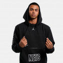 Jordan Brooklyn Nets Fleece Ανδρική Μπλούζα με Κουκούλα