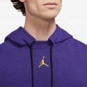 Jordan NBA Los Angeles Lakers Fleece Ανδρική Μπλούζα με Κουκούλα