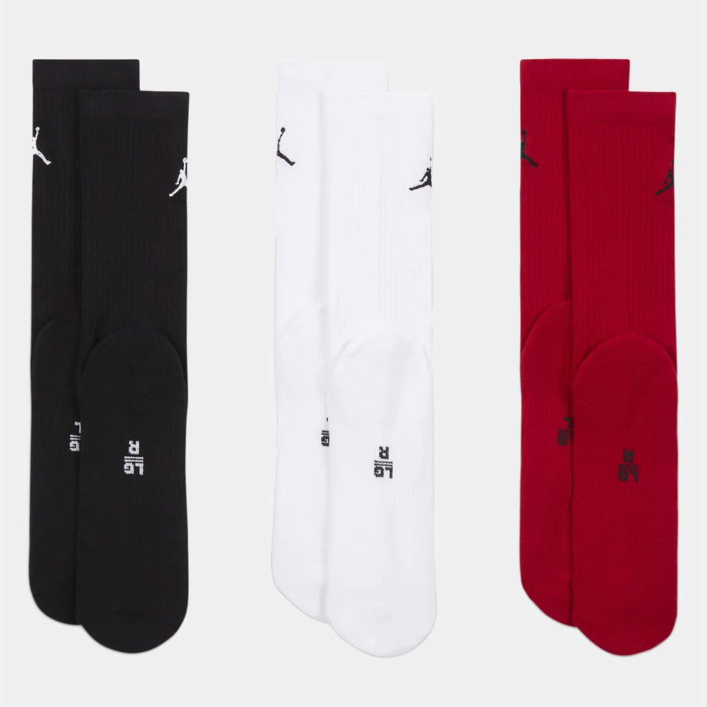 Jordan Jumpman Cush Poly Crew 3-Pack Unisex Κάλτσες