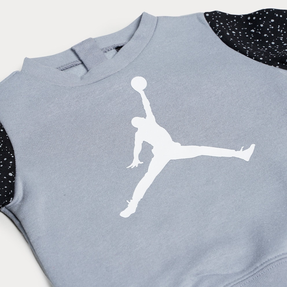 Jordan Air Speckle Fleece Crew Παιδικό Σετ Φόρμας