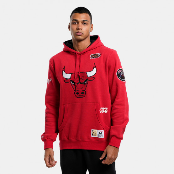 Mitchell & Ness NBA Team Origins Chicago Bulls Ανδρική Μπλούζα με Κουκούλα