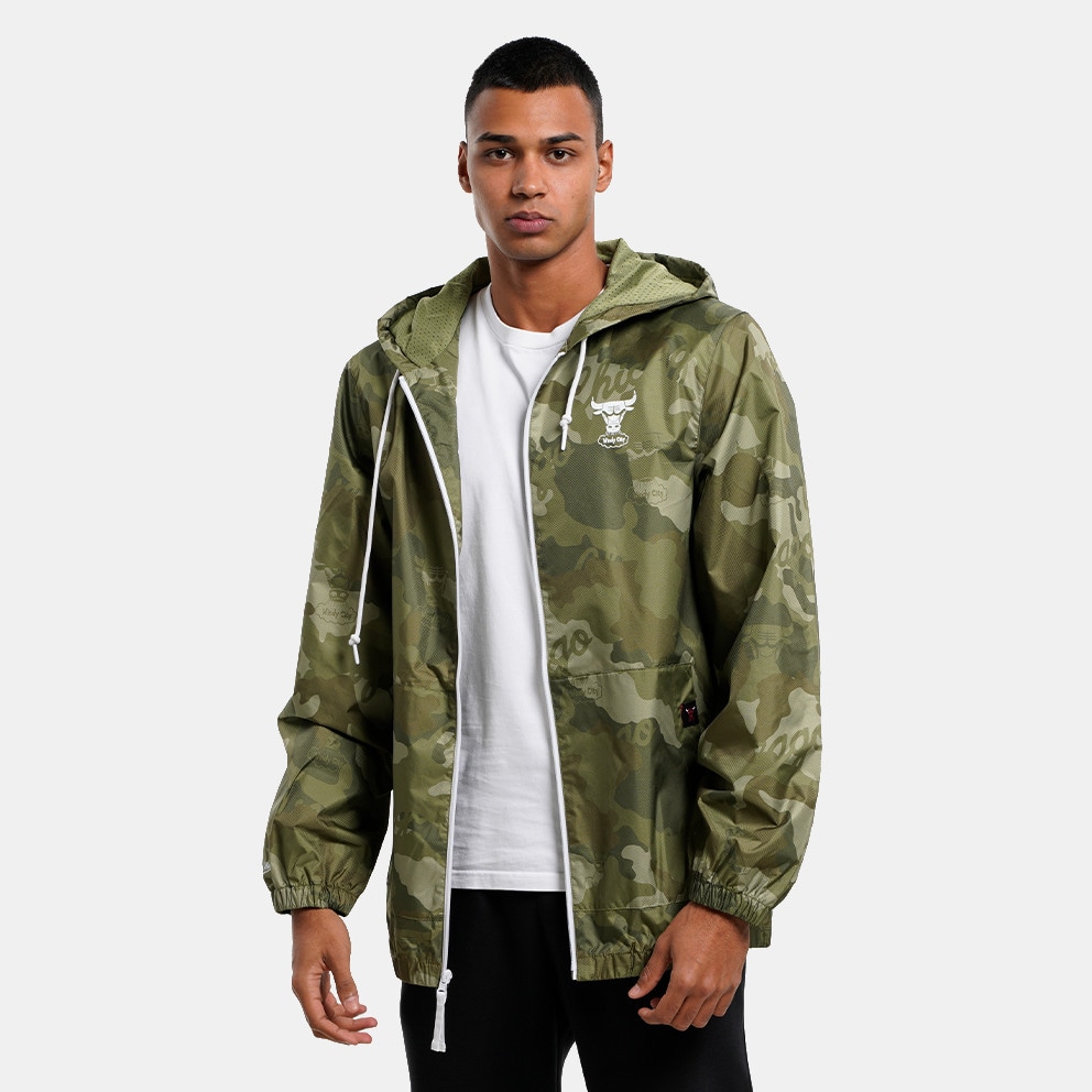 Mitchell & Ness NBA Ghost Green Camo Los Angeles Lakers Men's Windbreaker