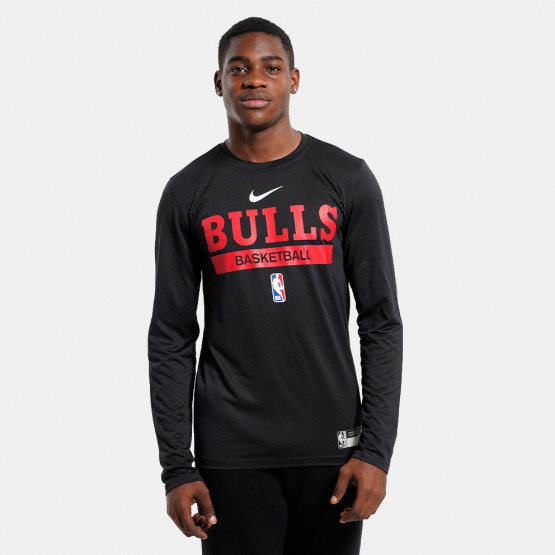 Nike NBA Chicago Bulls Ανδρική Μπλούζα με Μακρύ Μανίκι