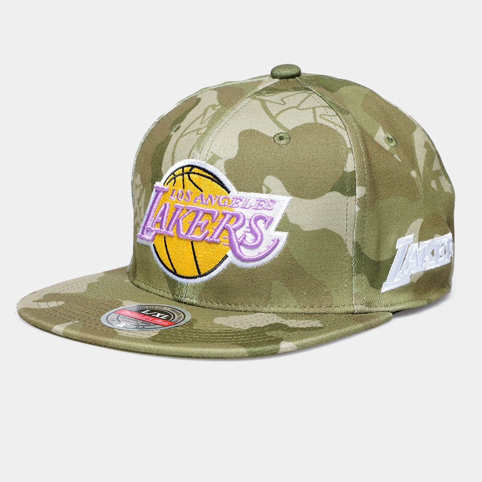 Mitchell & Ness NBA Ghost Camo Stretch Fitted Los Angeles Lakers Men's Hat