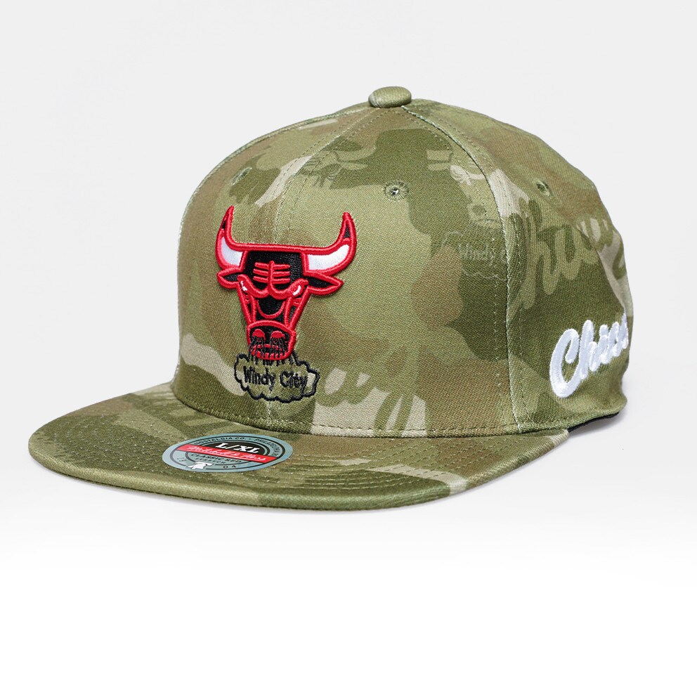 Mitchell & Ness NBA Ghost Camo Stretch Fitted Chicago Bulls Ανδρικό Καπέλο