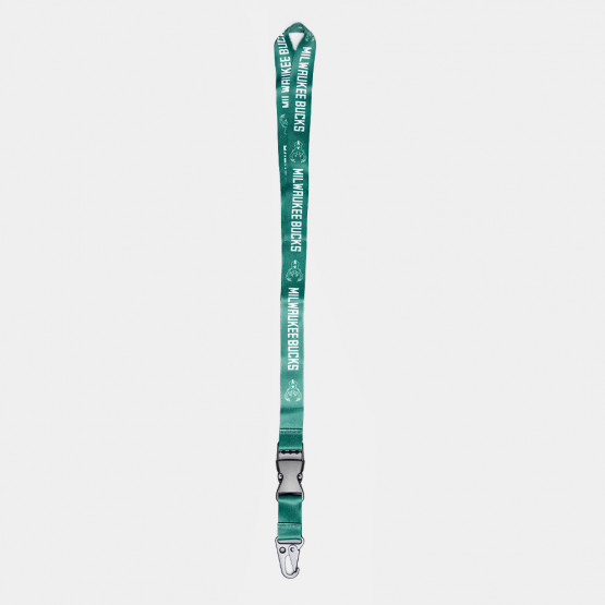 Back Me Up NBA Long Lanyard Milwaukee Bucks Keychain