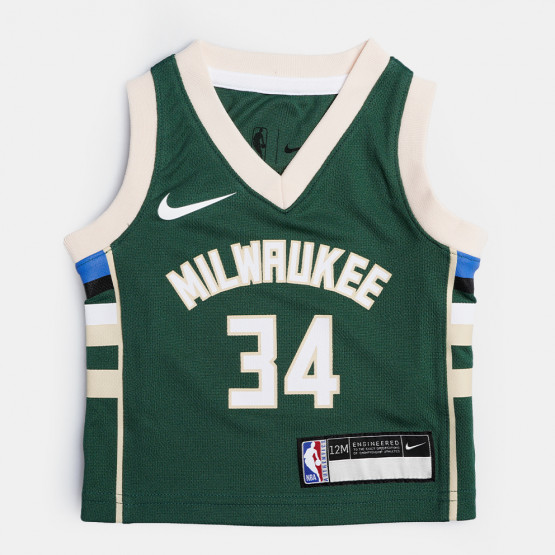 Nike NBA Replica Milwaukee Bucks Giannis Antetokounmpo Βρεφική Φανέλα