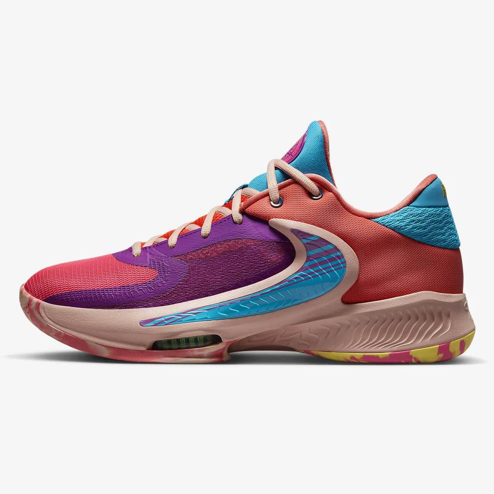 Nike Zoom Freak 4 Action Grape Ανδρικά Παπούτσια για Μπάσκετ