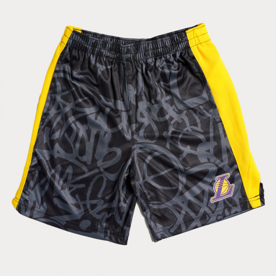 NBA Scribble Dribble Kid's Shorts Lakers