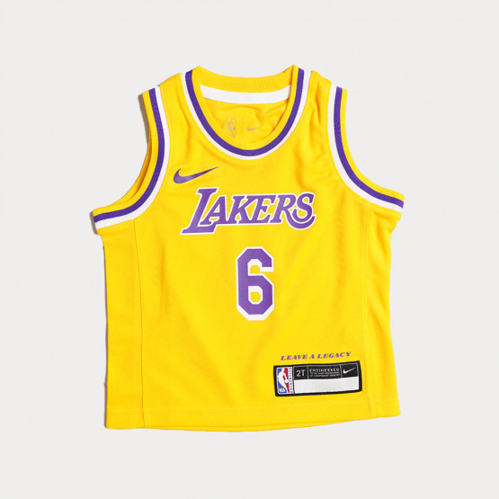 Nike NBA Replica Los Angeles Laker LeBron James Infants' Basketball Jersey