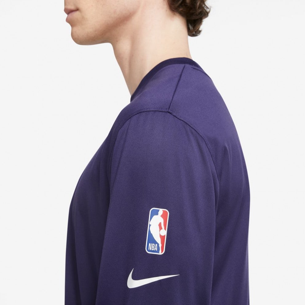 Nike Dri-FIT Los Angeles Lakers City Edition Ανδρική Μπλούζα με Μακρύ Μανίκι