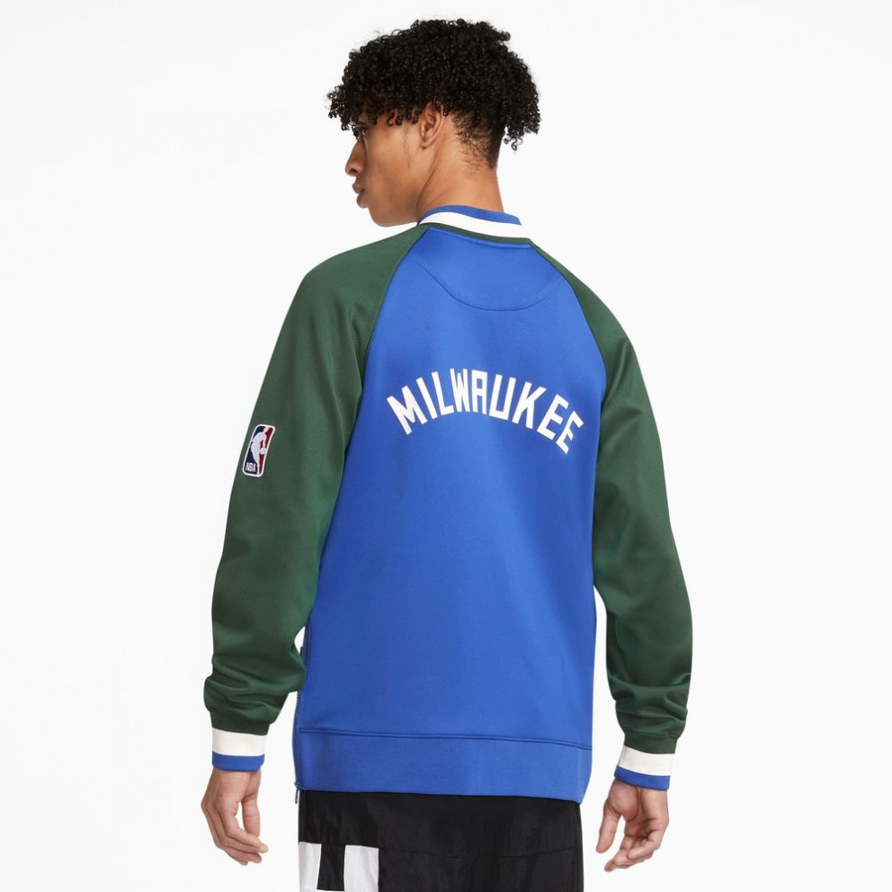 Nike Dri-FIT NBA Milwaukee Bucks Showtime City Edition Ανδρική Ζακέτα