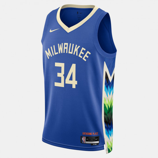 Nike NBA Giannis Antetokounmpo Milwaukee Bucks Swingman City Edition Men's Jersey