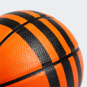 adidas Performance 3-Stripes Rubber Mini Basketball Ball