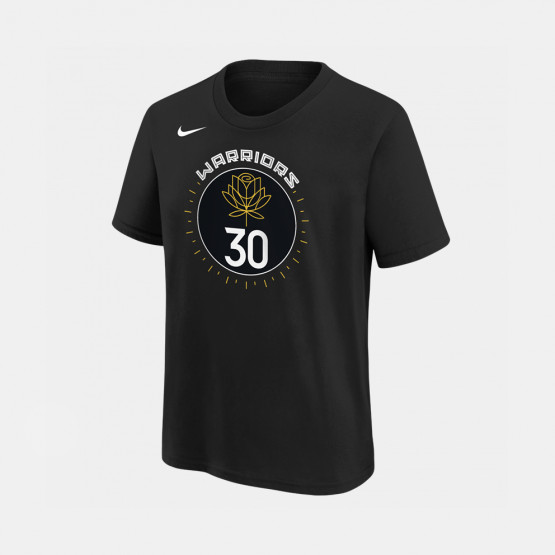 Nike NBA Stephen Curry Golden State Warriors City Edition Kids' T-Shirt (For Younger Kids))