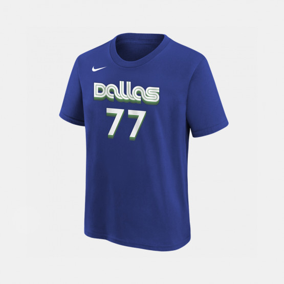 Nike NBA Luka Doncic Dallas Mavericks City Edition Παιδικό T-Shirt (Για Μικρές Ηλικίες)