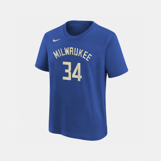 Nike NBA Giannis Antetokounmpo Milwaukee Bucks City Edition Kid's T-Shirt
