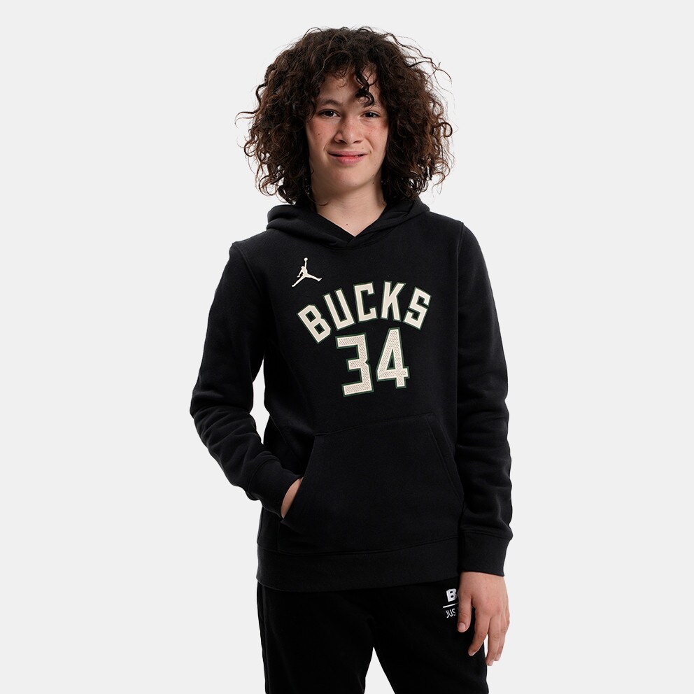 Jordan NBA Milwaukee Bucks Giannis Antetokounmpo Statement Courtside Kids' Hoodie