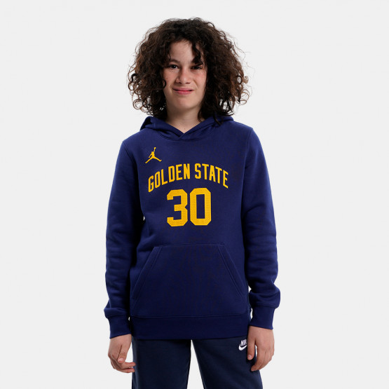 Jordan NBA Golden State Warriors Stephen Curry Statement Courtside Παιδική Μπλούζα με Κουκούλα