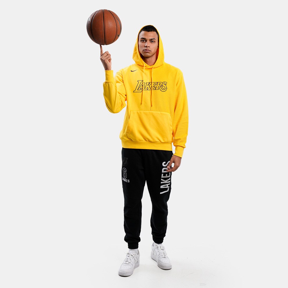 Nike NBA Los Angeles Lakers Courtside Men's Hoodie Yellow DR9314-728