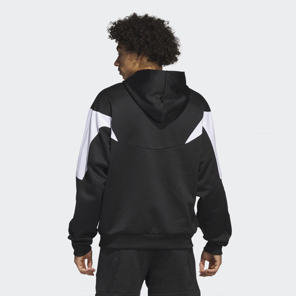 adidas Harden Travel Ανδρική Μπλούζα με Κουκούλα