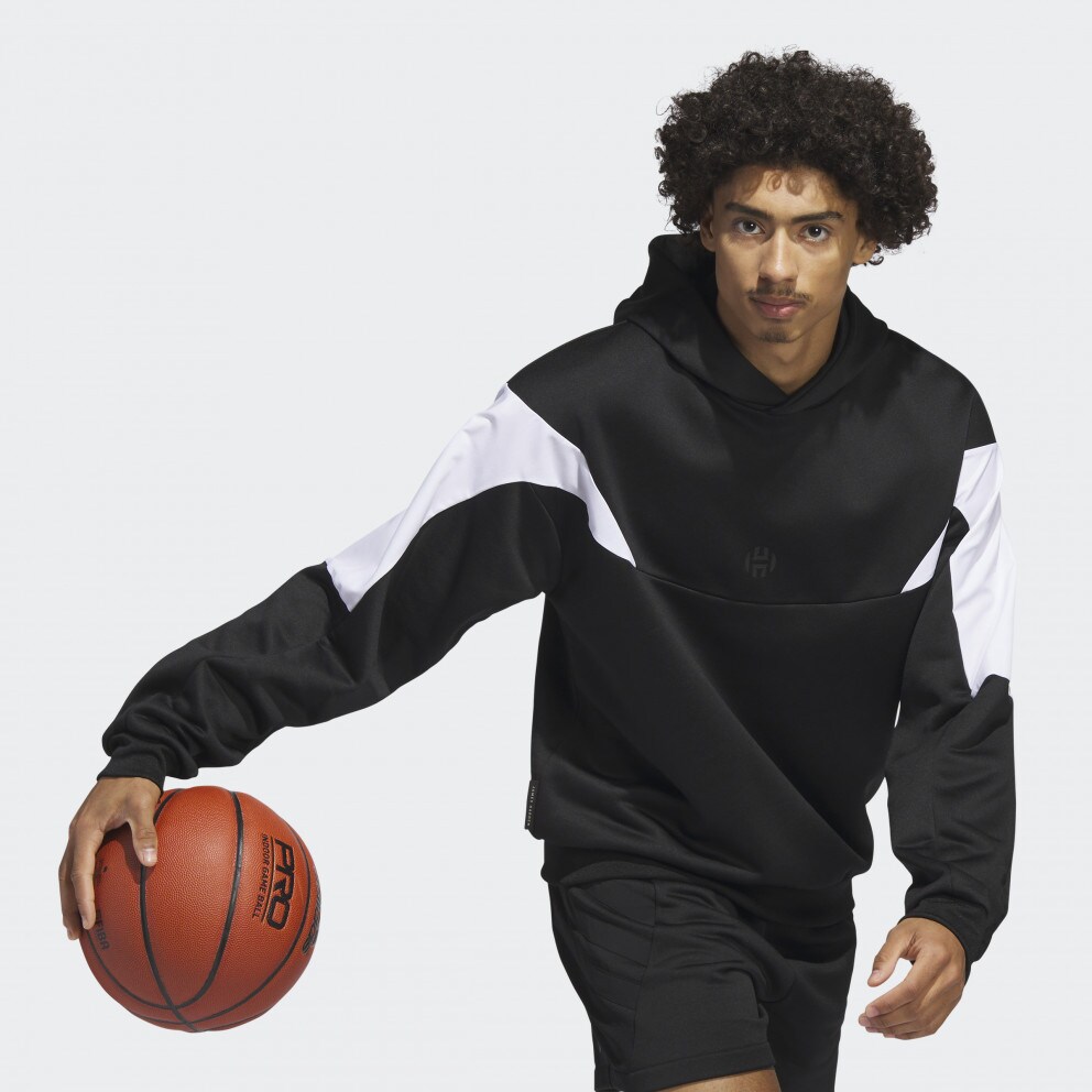 adidas Harden Travel Ανδρική Μπλούζα με Κουκούλα