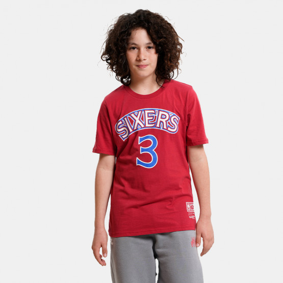 Mitchell & Ness NBA Retro Allen Iverson Philadelphia 76ers Kids' T-Shirt
