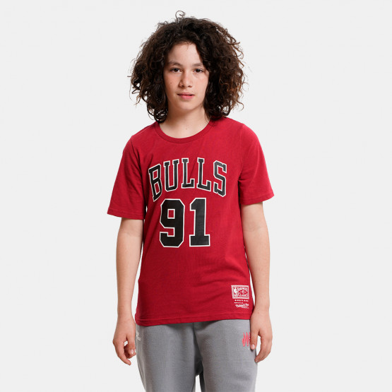 Mitchell & Ness NBA Retro Dennis Rodman Παιδικό T-Shirt