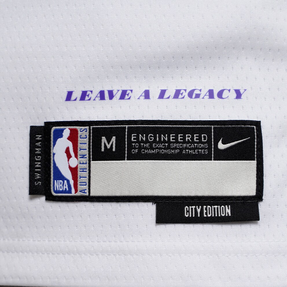 Nike ΝΒΑ LeBron James Los Angeles Lakres City Edition Swingman Dri-FIT Παιδική Μπασκετική Φανέλα
