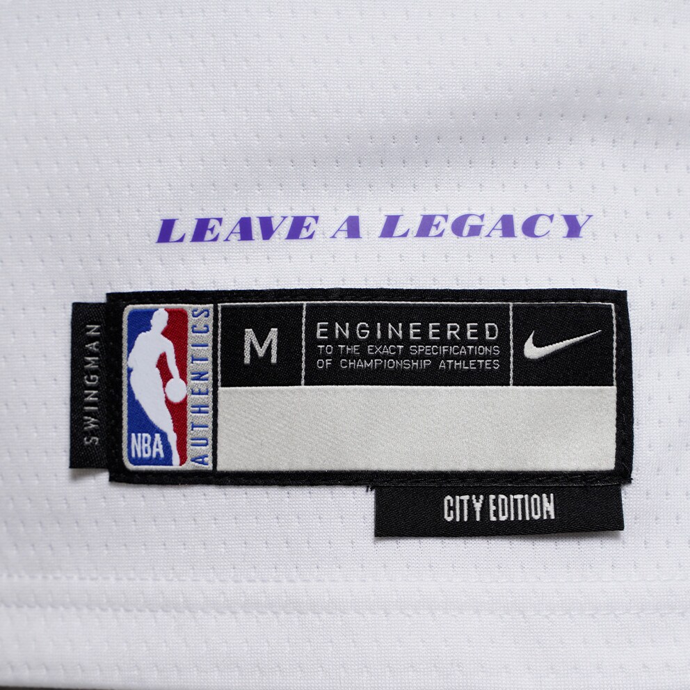 Nike ΝΒΑ LeBron James Los Angeles Lakres City Edition Swingman Dri-FIT Παιδική Φανέλα