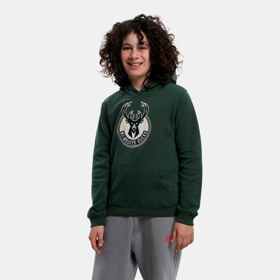 NBA BRANDED Prime Pullover Hoodie|Bucks