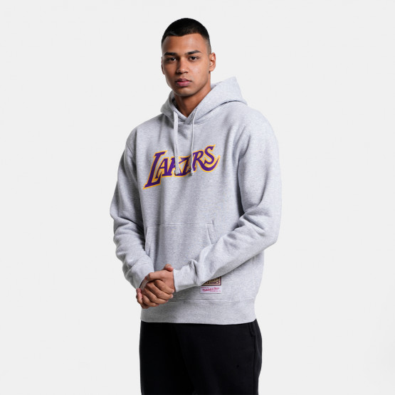 Mitchell & Ness NBA Team Logo Los Angeles Lakers Ανδρική Μπλούζα με Κουκούλα