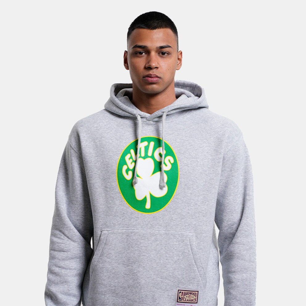 Mitchell & Ness NBA Team Logo Boston Celtics Ανδρική Μπλούζα με Κουκούλα